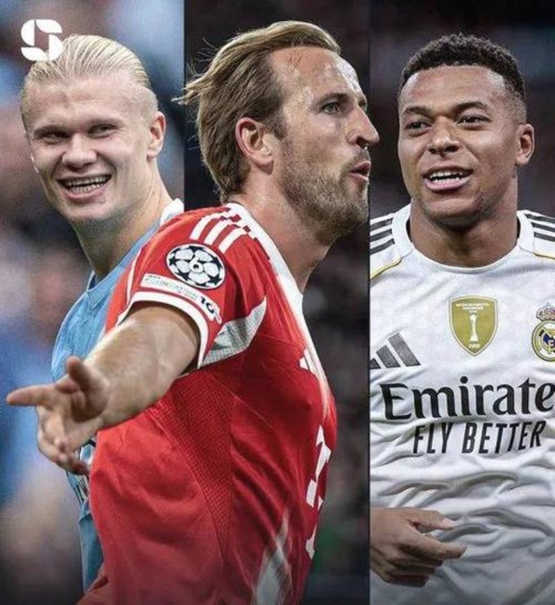 欧洲五大联赛射手榜TOP10:凯恩22球领跑,姆巴佩紧随其后