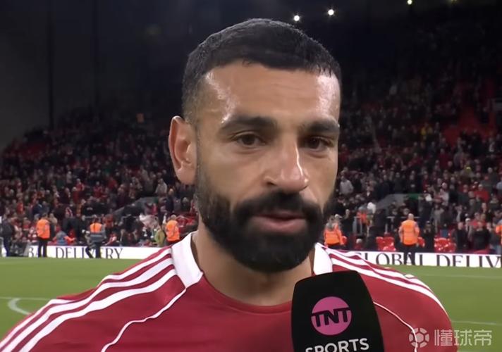 萨拉赫本场1射0正+5关键传球 5过人1成功 13对抗4成功 获评7.5分